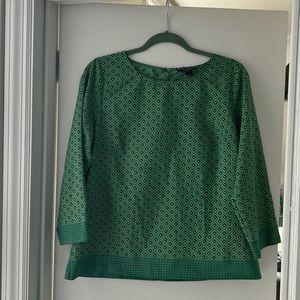 J. Crew Printed Blouse